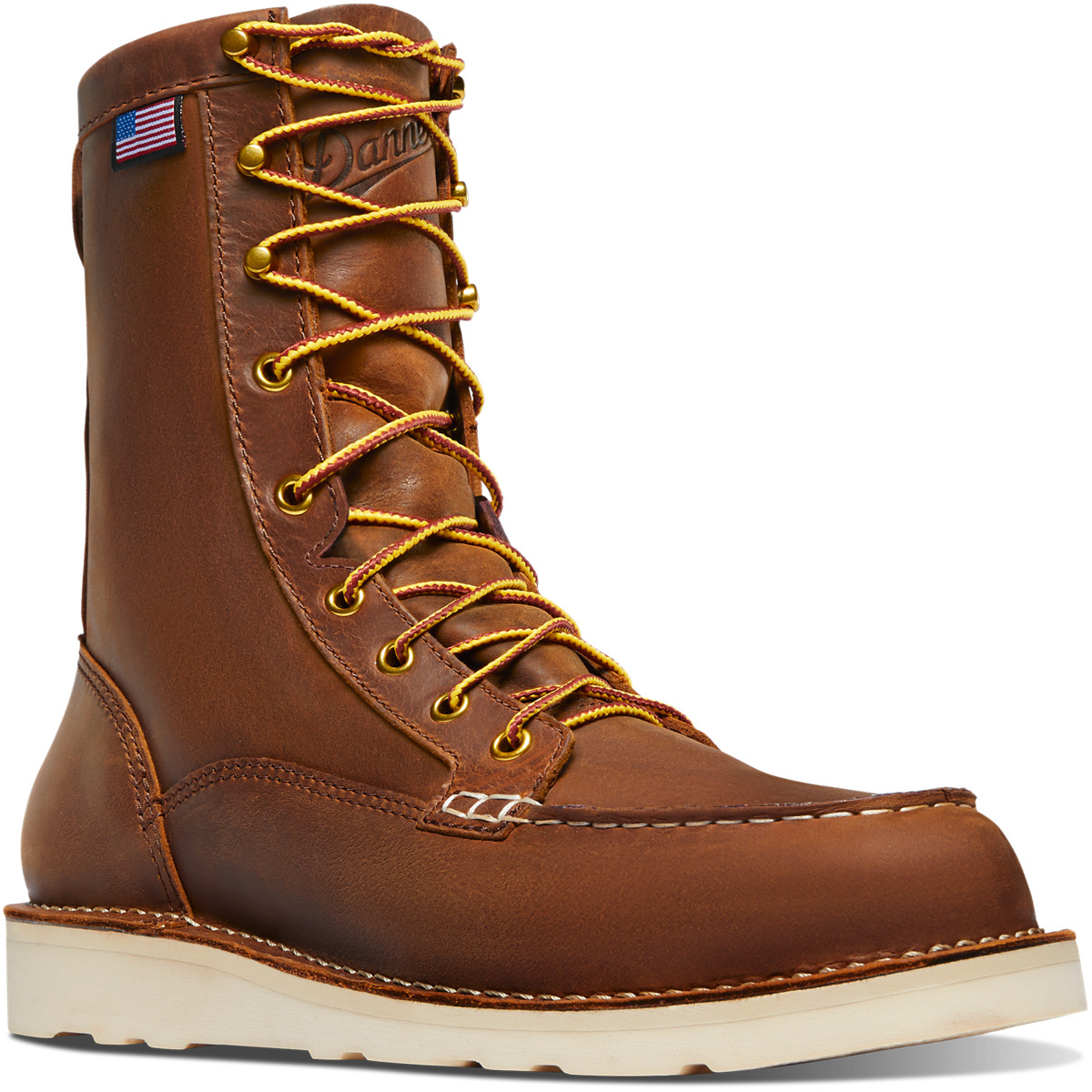 Danner Bull Run Moc Toe 8 Brown Work Boots Mens - South Africa 05293DEUA